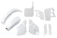 UFO White 041 with Forks Plastic Kit for Honda: CR500R (1989-1990)