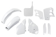UFO White w/ Forks Plastic Kit for Honda: CR500R (1990)
