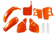 UFO Orange w/ Forks Plastic Kit for Honda: CR500R (1990)