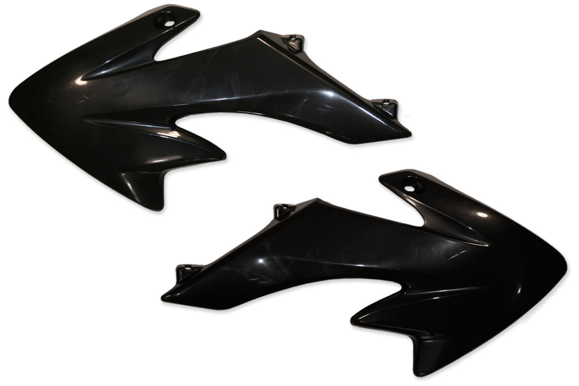 UFO Black Radiator Shroud Set for Honda: CRF50F (2004-2027)
