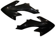 UFO Black Radiator Shroud Set for Honda: CRF50F (2004-2026)