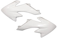 UFO White Radiator Shroud Set for Honda: CRF50F (2004-2026)