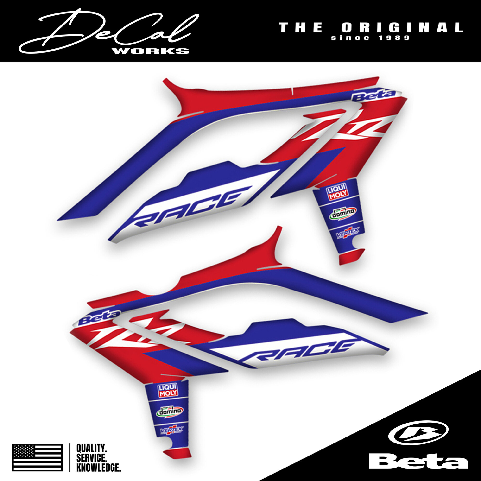 Officially Licensed Beta RR Race Design Replica Rad Shroud Graphics Kit