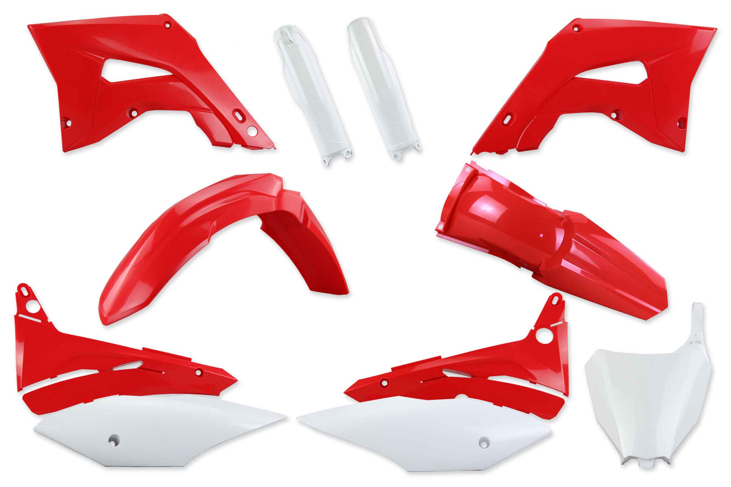 Complete Replacement Restyled Plastic Kit for Honda CR125 (2 Stroke) [Polisport Restyled Plastic
