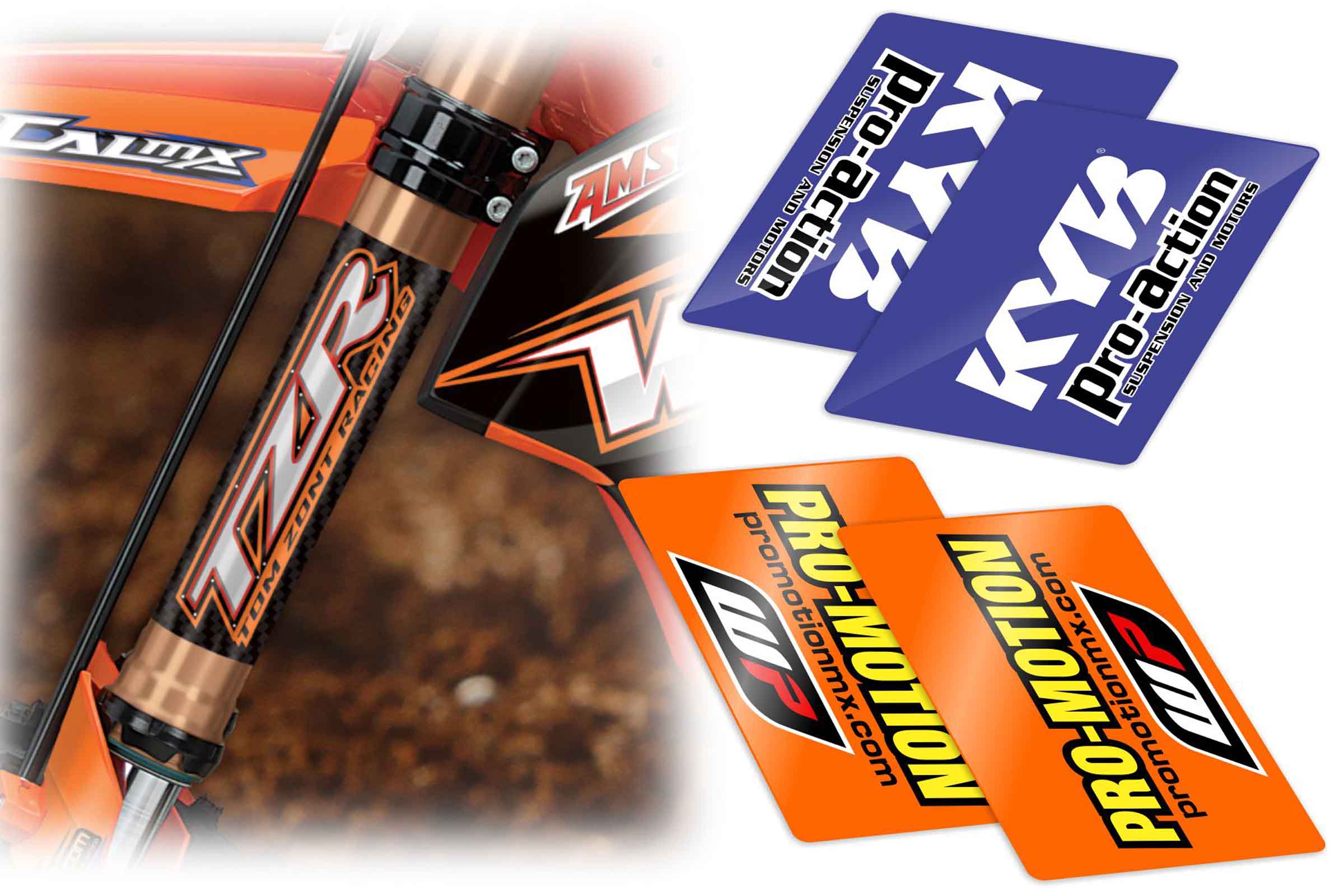 Available DeSigns for Upper Fork Tube DeCal