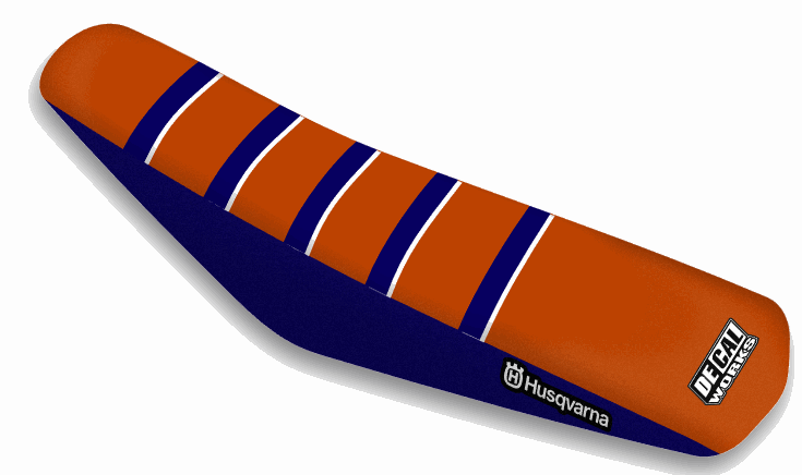 Blue, Orange Seat Cover Husqvarna 65 17-22