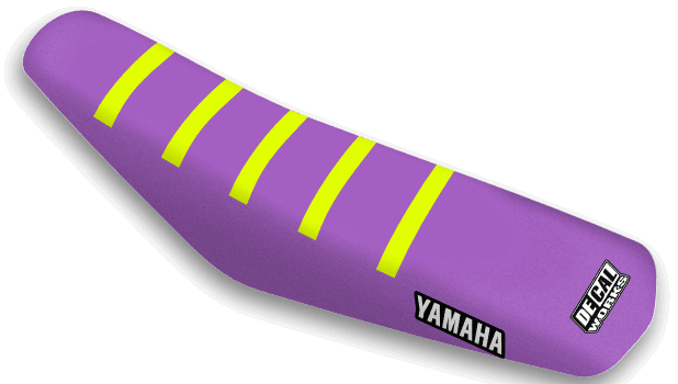 Purple, Yellow Seat Cover Yamaha 2003-2005 YZ 250F