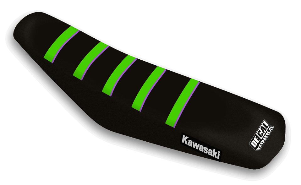 Black, Green, Purple Seat Cover Kawasaki KX250F 2013-2016 /  KX450F 2012-2015